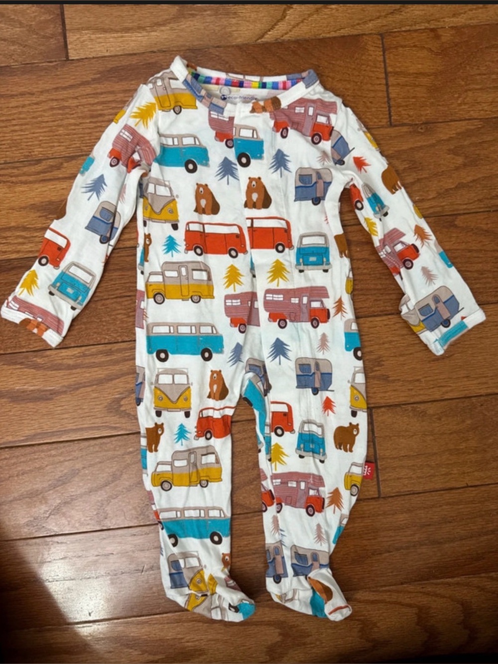Newborn Magnetic Me pajamas campers and Bears